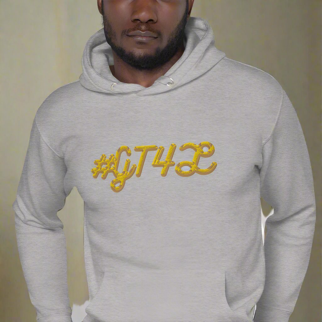 GT4L Men s Embroidered Hoodie. Branded Clothing and accessories Give thanks 4 life