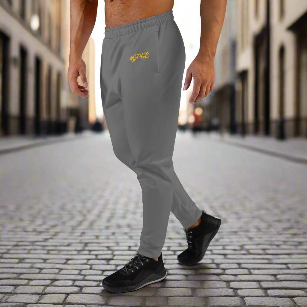 #GT4L Men's Grey Joggers. Branded Clothing and Accessories