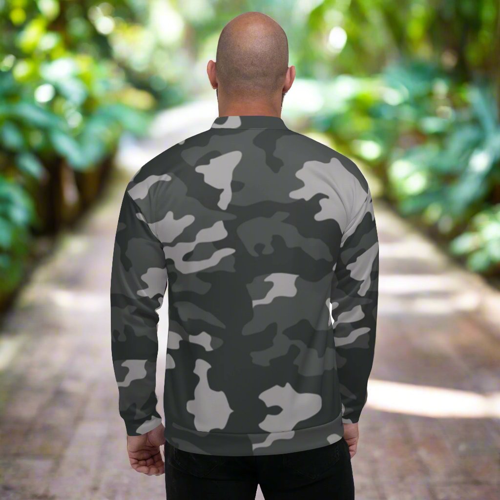 #GT4L - Men's Camo Bomber Jacket. Branded Clothing and Accessories