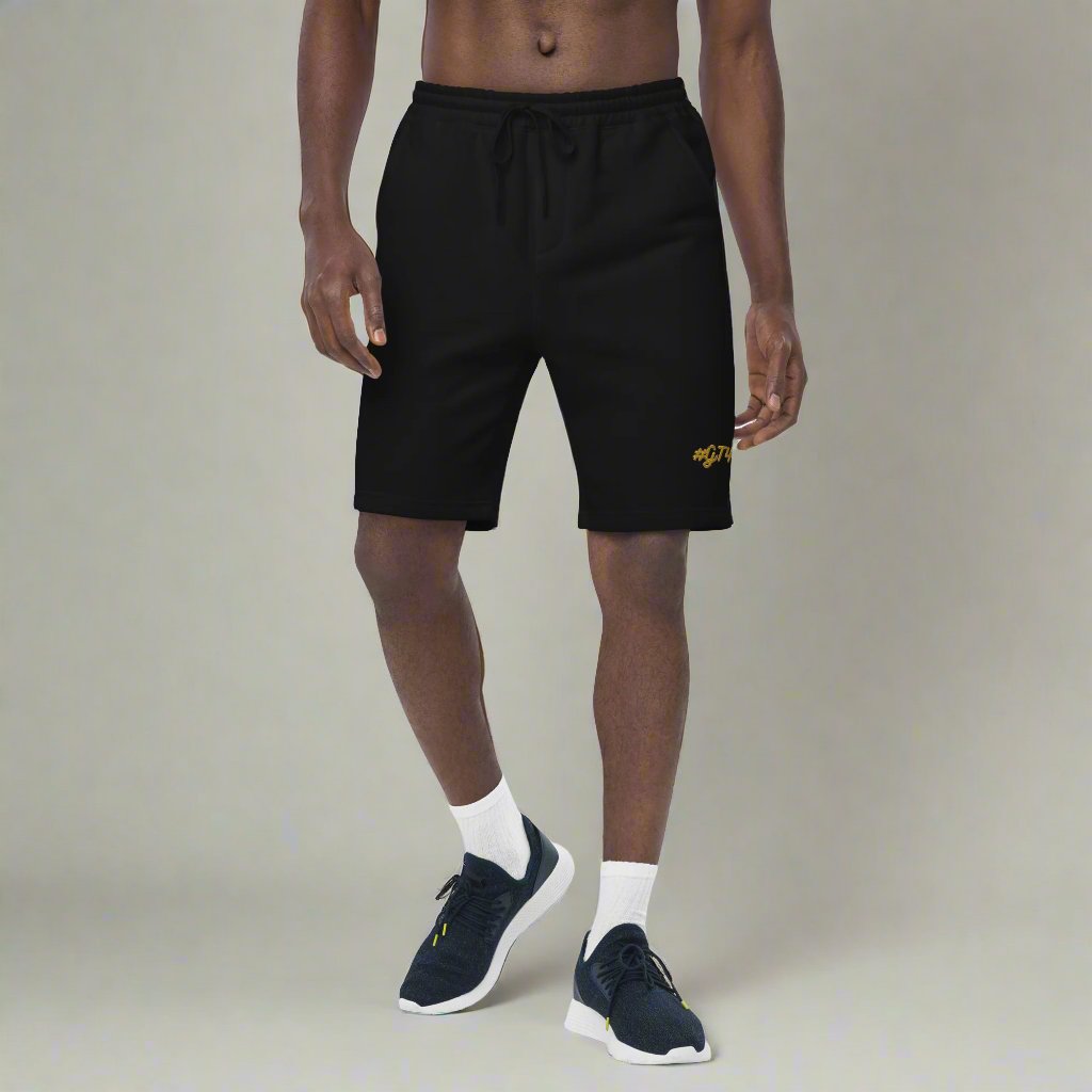 #GT4L Men's Embroidered Fleece Shorts. Branded Clothing and Accessories