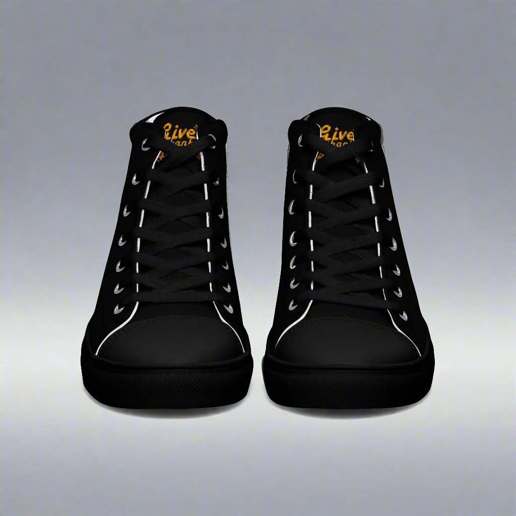 #GT4L Men’s High Top Canvas Shoes. Branded Clothing and Accessories