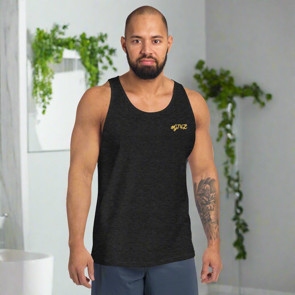 #GT4L Men's Vest Top. Branded Clothing and Accessories