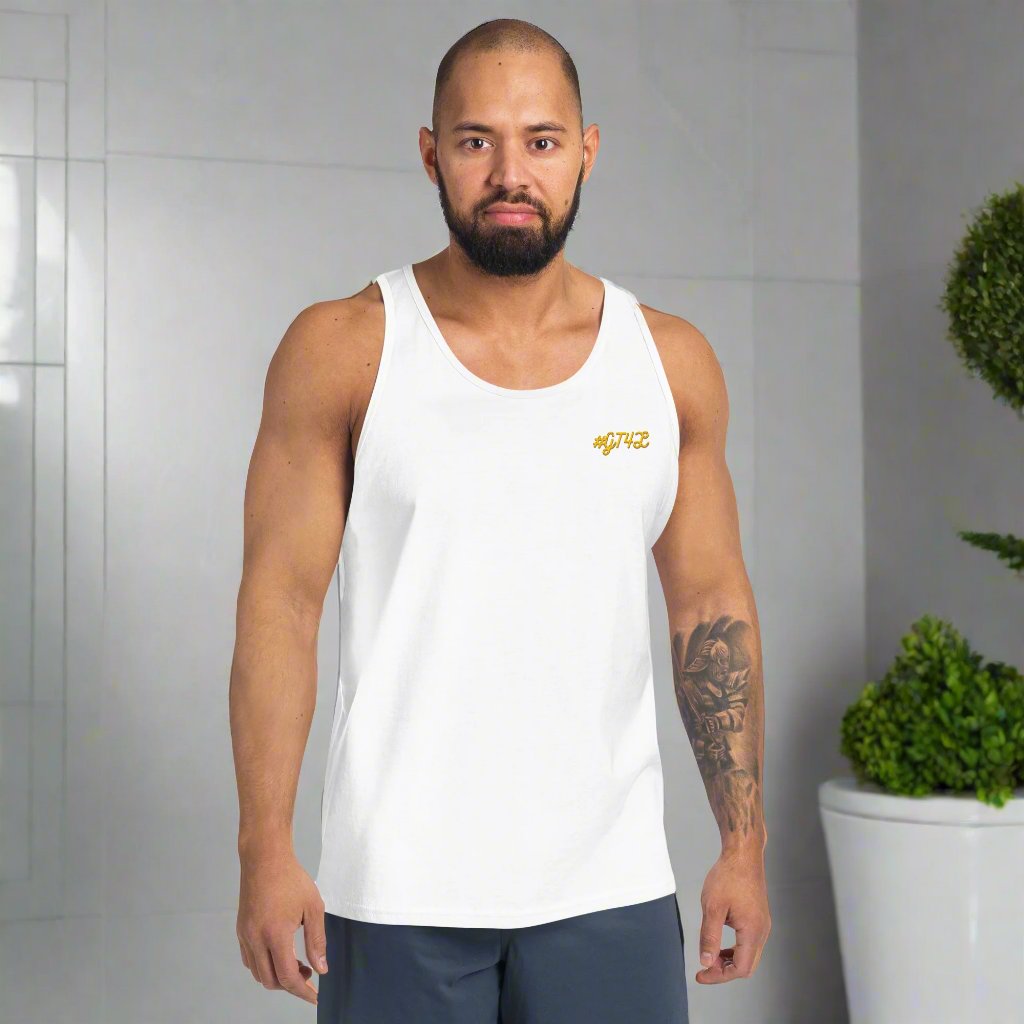 #GT4L Men's Vest Top. Branded Clothing and Accessories