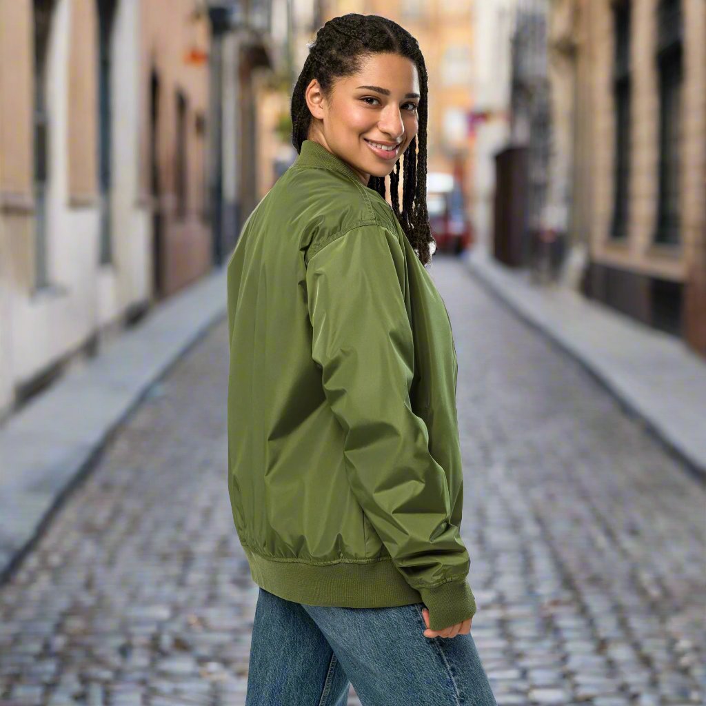 GT4L - Women's Premium Recycled Bomber Jacket. Branded Clothing Accessories