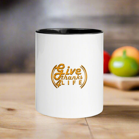 #GT4L Mug with Color Inside. Branded Clothing and Accessories