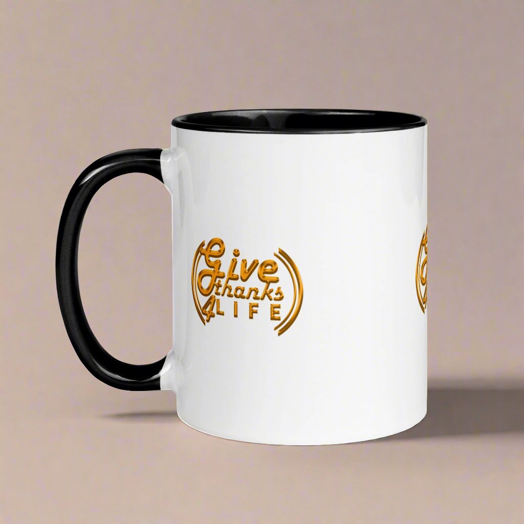 #GT4L Mug with Color Inside. Branded Clothing and Accessories