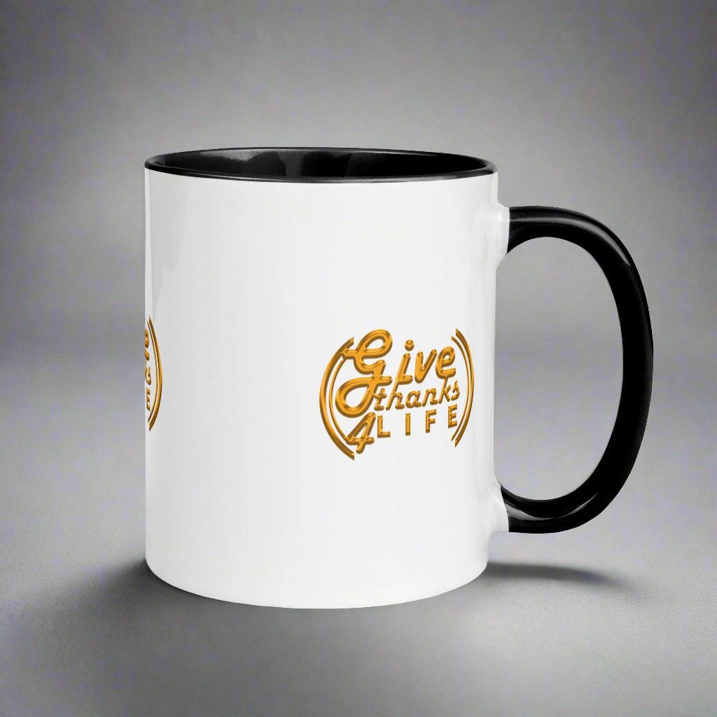 #GT4L Mug with Color Inside. Branded Clothing and Accessories