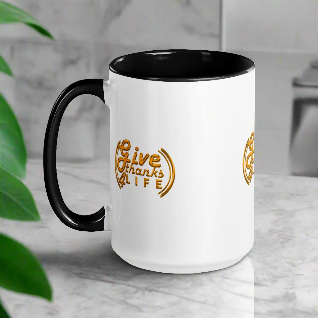 #GT4L Mug with Color Inside. Branded Clothing and Accessories