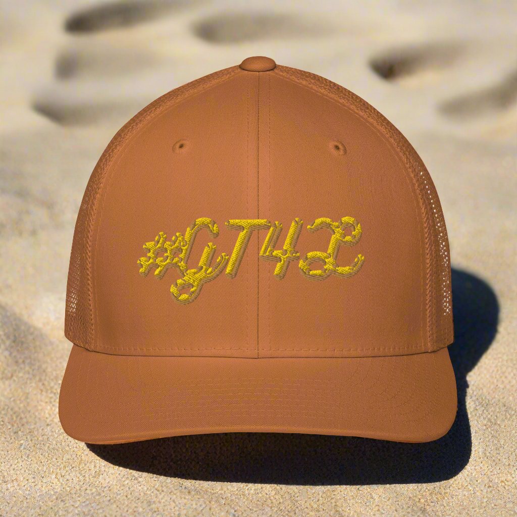 #GT4L Closed-back Mesh Trucker Cap. Branded Clothing and Accessories