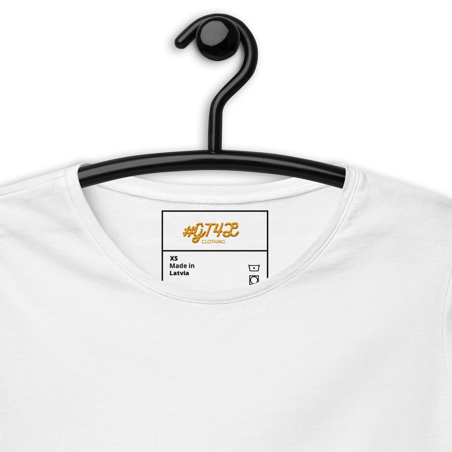 #GT4L Women's Organic Crop Top. Branded Clothing and Accessories