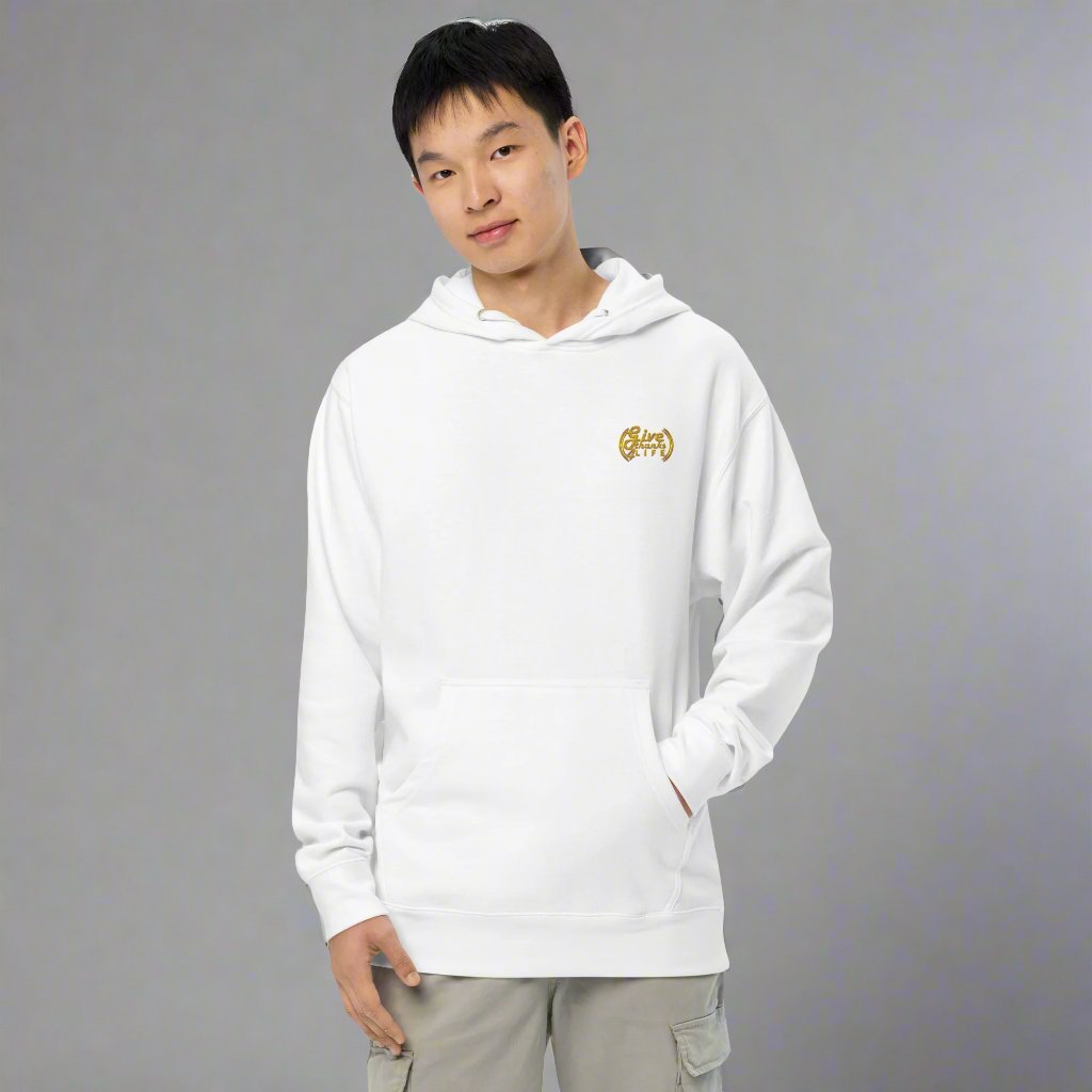 #GT4L Men's Embroidered Midweight Hoodie. Branded Clothing and Accessories