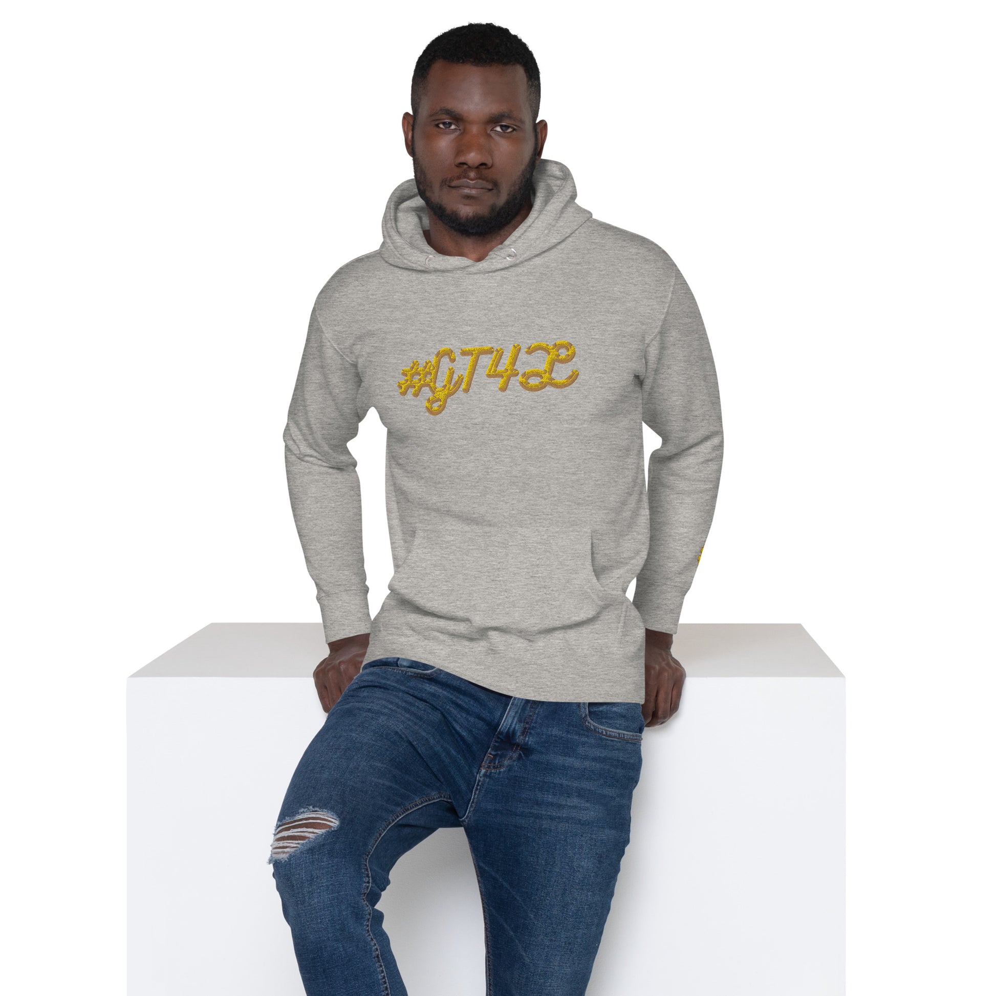 #GT4L Men's Embroidered Hoodie. Branded Clothing and accessories