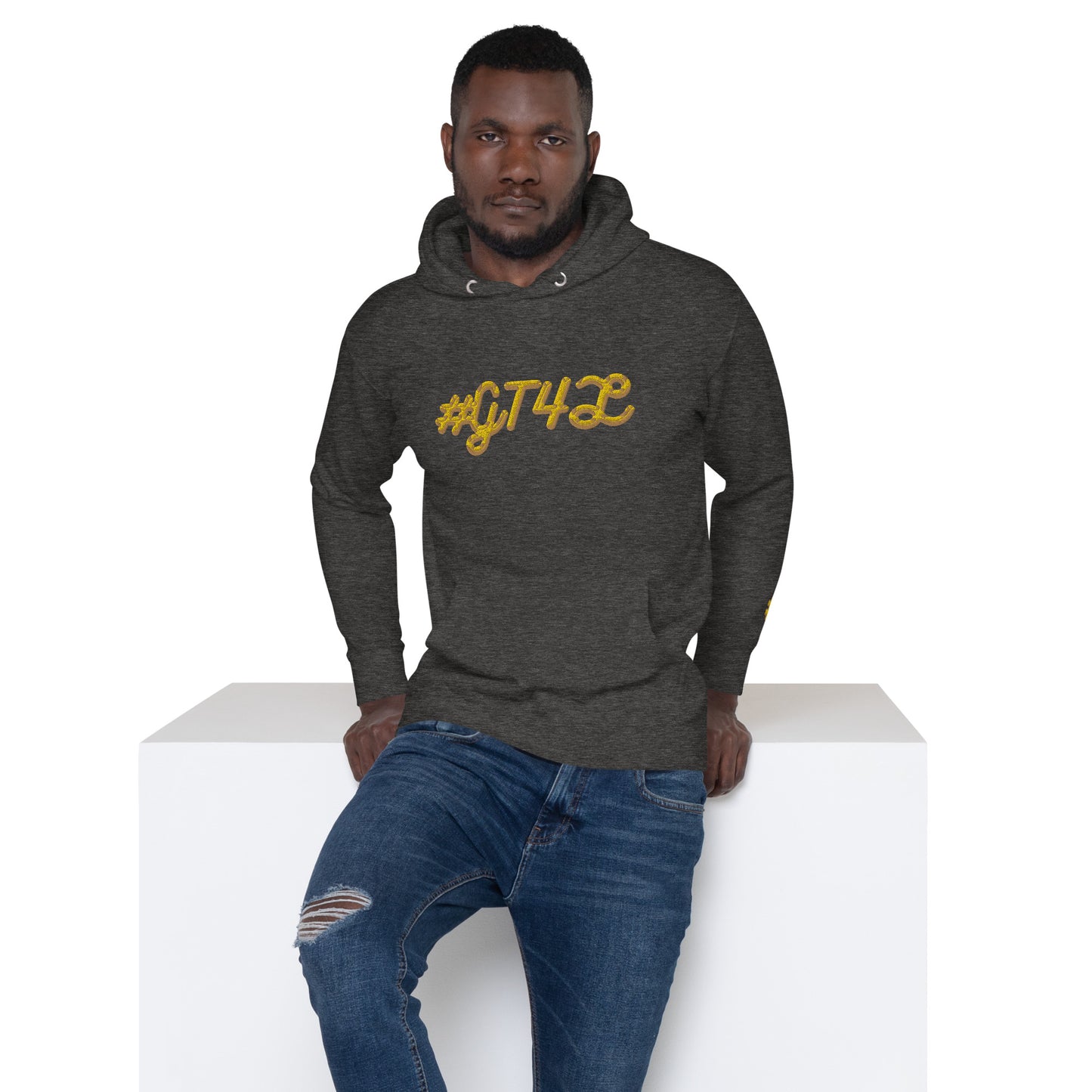 #GT4L Men's Embroidered Hoodie. Branded Clothing and accessories