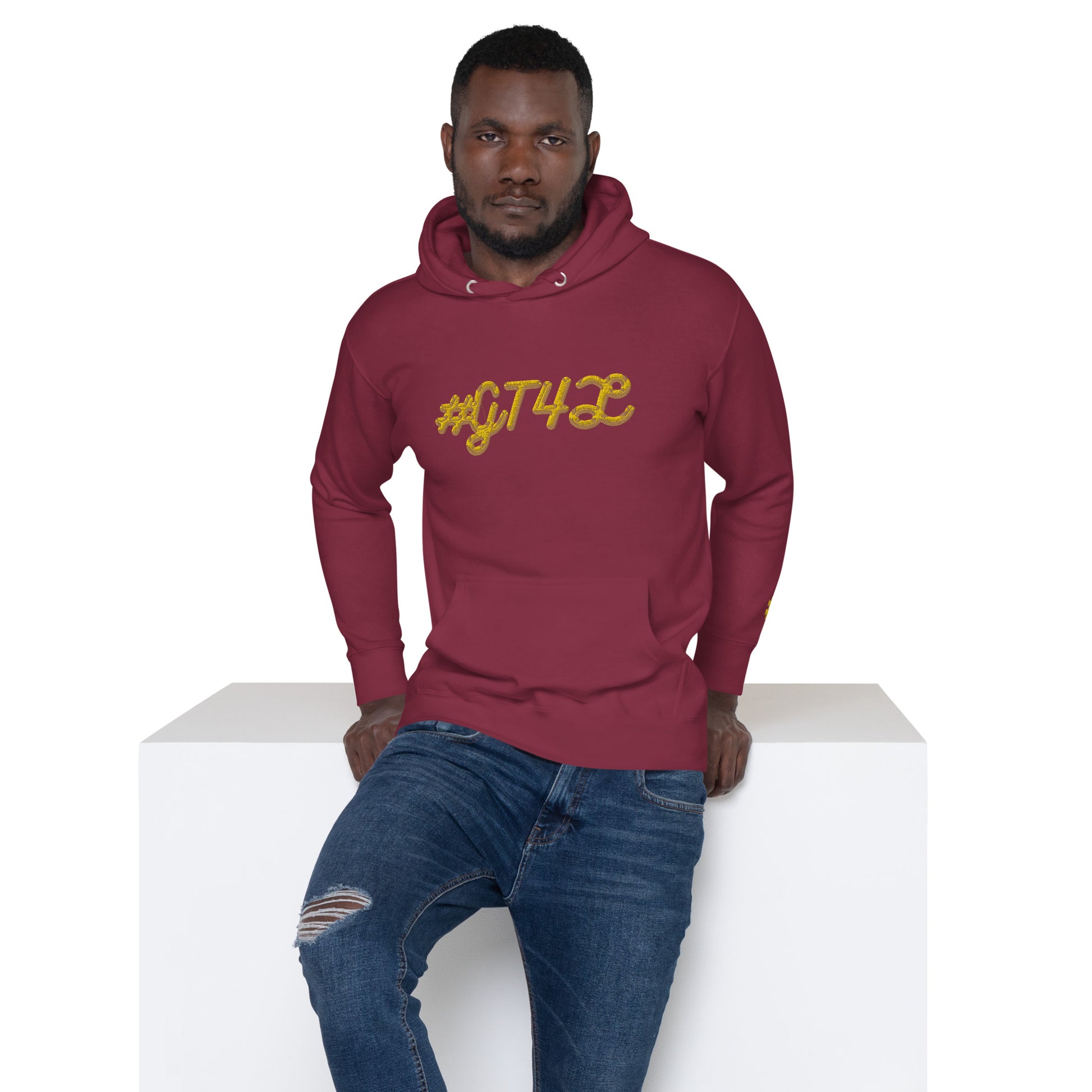 #GT4L Men's Embroidered Hoodie. Branded Clothing and accessories