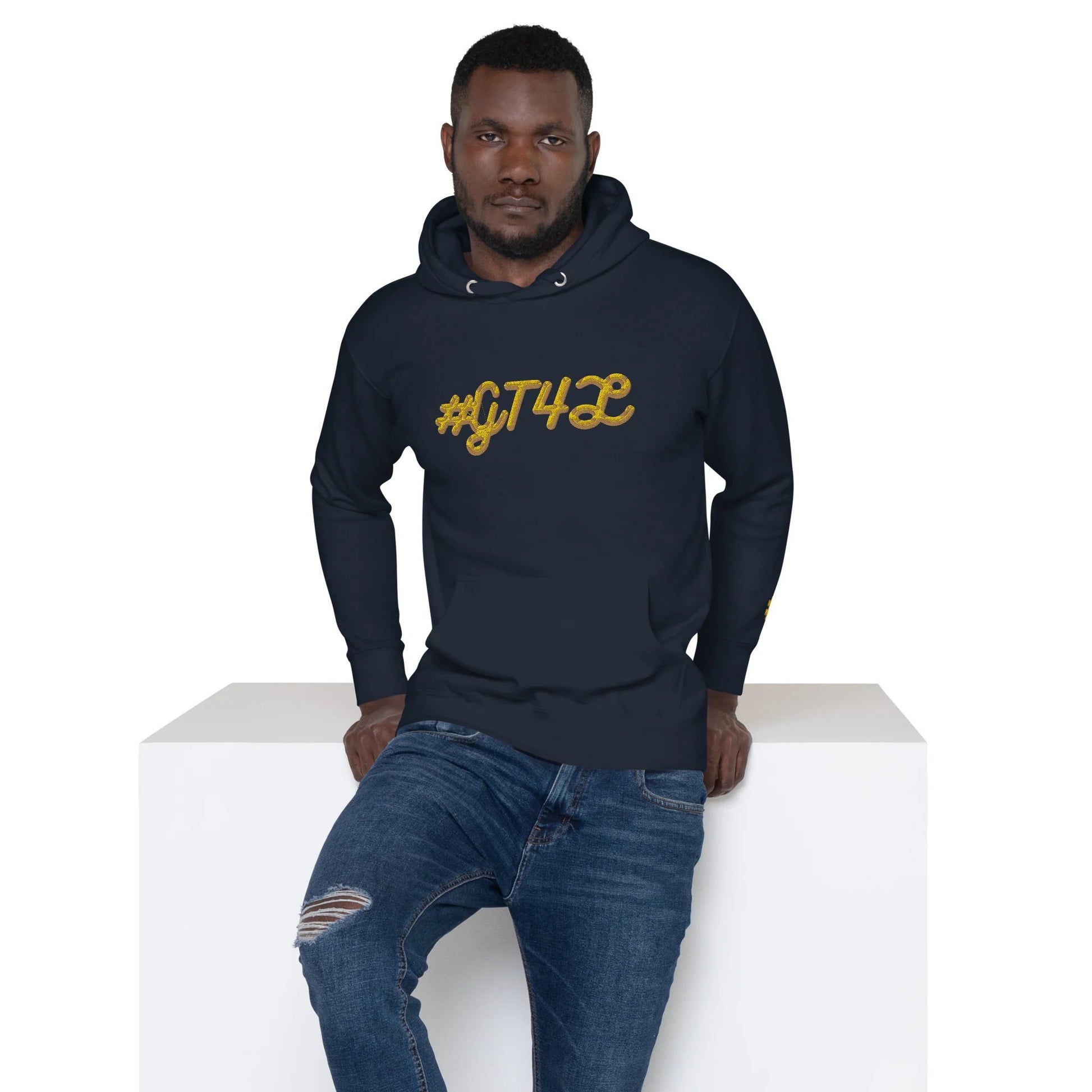 #GT4L Men's Embroidered Hoodie. Branded Clothing and accessories